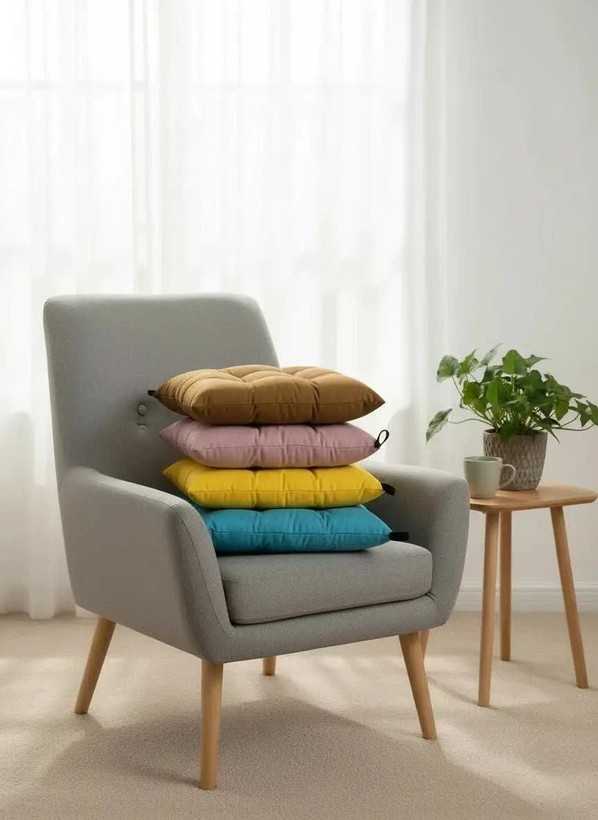 بالش نشیمن مخملی