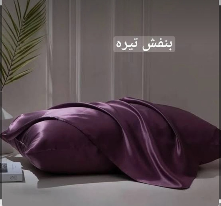 روبالشتی ساتن ابریشمی تکرنگ